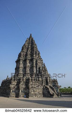 Stock Image - Prambanan Temple, Stupas, Hindu temple complex, Kecamatan Prambanan, Daerah Istimewa Yogyakarta, Java Tengah, Java, Indonesia, Asia. Fotosearch