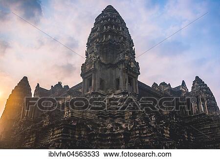 Prasat, Angkor Wat temple complex at sunrise, Angkor Wat, Angkor Archaeological Park, Siem Reap province, Cambodia, Asia View Large Photo Image Stock Image - Prasat, Angkor Wat temple complex at sunrise, Angkor Wat, Angkor Archaeological Park, Siem Reap province, Cambodia, Asia. Fotosearch