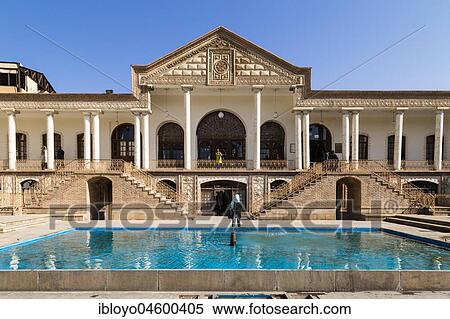 Stock Photography - Qajar Museum or Amir Nezam House, Tabriz, Iran, Asia. Fotosearch