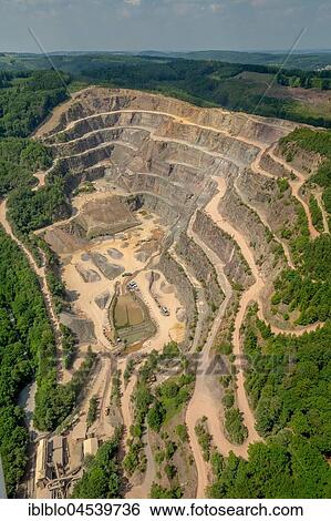 Quarry Ambrock, aerial photo, Hagen, Ruhr area, North Rhine-Westphalia, Germany, Europe View Large Photo Image Stock Photograph - Quarry Ambrock, aerial photo, Hagen, Ruhr area, North Rhine-Westphalia, Germany, Europe. Fotosearch