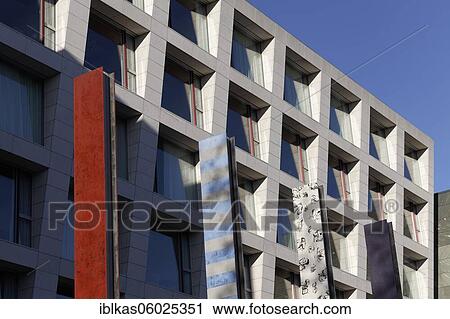Radisson Blu Media Harbour Hotel, design hotel, architect Erich Grimbacher, Media Harbour Düsseldorf, North Rhine-Westphalia, Germany, Europe View Large Photo Image Stock Image - Radisson Blu Media Harbour Hotel, design hotel, architect Erich Grimbacher, Media Harbour Düsseldorf, North Rhine-Westphalia, Germany, Europe. Fotosearch