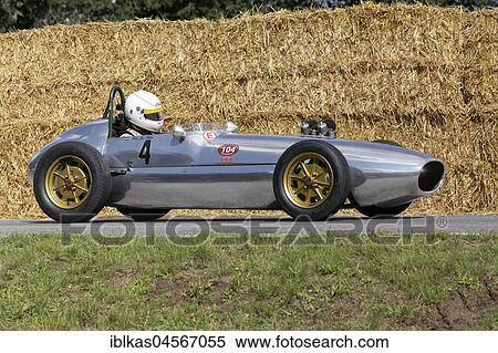 Stock Photography - Rayberg Formula Junior on the circuit, race car from 1959, Classic Days Schloss Dyck, Jüchen, North Rhine-Westphalia, Germany, Europe. Fotosearch
