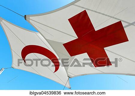 Red Cross and Flag of the Red Crescent, International Red Cross and Red Crescent Museum, Geneva, Switzerland, Europe View Large Photo Image Stock Photograph - Red Cross and Flag of the Red Crescent, International Red Cross and Red Crescent Museum, Geneva, Switzerland, Europe. Fotosearch
