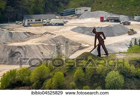 Stock Photo - Rheinkalk GmbH, quarry, Brilon, Sauerland, Hochsauerlandkreis, North Rhine-Westphalia, Germany, Europe. Fotosearch