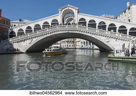 Rialto Bridge, Canal Grande, Venice, Venice, Veneto, Italy, Europe View Large Photo Image Picture - Rialto Bridge, Canal Grande, Venice, Venice, Veneto, Italy, Europe. Fotosearch