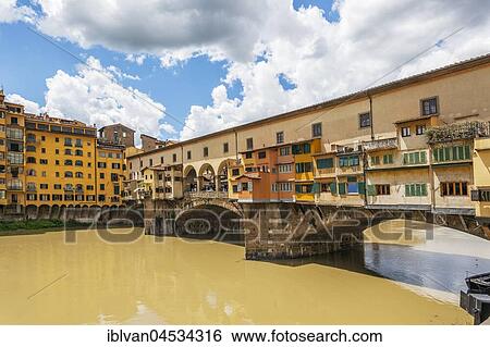 River Arno and Ponte Vecchio bridge in Florence, Italy, Europe View Large Photo Image Stock Photograph - River Arno and Ponte Vecchio bridge in Florence, Italy, Europe. Fotosearch
