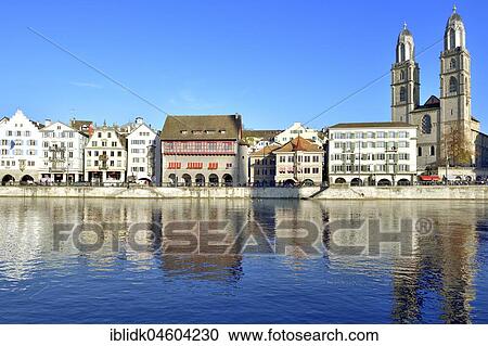 River Limmat, Limmatquai, Zurich, Canton of Zurich, Switzerland, Europe View Large Photo Image Stock Image - River Limmat, Limmatquai, Zurich, Canton of Zurich, Switzerland, Europe. Fotosearch