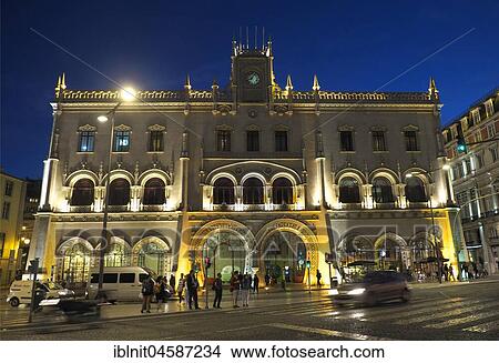 Rossio railway station, Estacao do Rossio, Baixa, Baixa, Baixa, Lisbon, Portugal, Europe View Large Photo Image Picture - Rossio railway station, Estacao do Rossio, Baixa, Baixa, Baixa, Lisbon, Portugal, Europe. Fotosearch