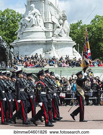 Royal Guard Parade, Changing of the Guard, Traditional Changing, Buckingham Palace, London, England, Great Britain View Large Photo Image Stock Photograph - Royal Guard Parade, Changing of the Guard, Traditional Changing, Buckingham Palace, London, England, Great Britain. Fotosearch
