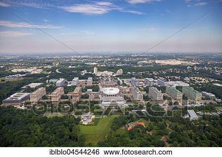 Stock Photograph - Ruhr University Bochum, RUB, Bochum, Ruhr area, North Rhine-Westphalia, Germany, Europe. Fotosearch