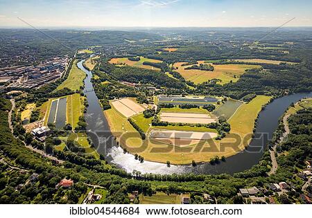 Ruhrbogen below Heven, water production plants, drinking water production, Ruhrauene, Ruhrwiesen, Wasserwerke Westfalen GmbH, Witten, Ruhr area, North Rhine-Westphalia, Germany, Europe View Large Photo Image Picture - Ruhrbogen below Heven, water production plants, drinking water production, Ruhrauene, Ruhrwiesen, Wasserwerke Westfalen GmbH, Witten, Ruhr area, North Rhine-Westphalia, Germany, Europe. Fotosearch