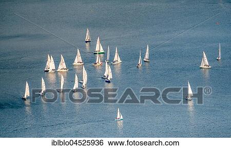Sailing regatta on Lake Baldeney, sailing boats, Essen, Ruhr area, North Rhine-Westphalia, Germany, Europe View Large Photo Image Stock Photograph - Sailing regatta on Lake Baldeney, sailing boats, Essen, Ruhr area, North Rhine-Westphalia, Germany, Europe. Fotosearch