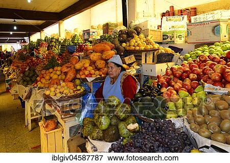 Sale of fruit at market stall, Mercado central, Sucre, Chuquisaca, Bolivia, South America View Large Photo Image Stock Photo - Sale of fruit at market stall, Mercado central, Sucre, Chuquisaca, Bolivia, South America. Fotosearch