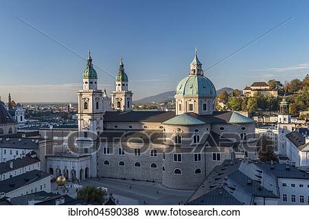Salzburg Cathedral, City of Salzburg, Salzburg, Austria, Europe View Large Photo Image Stock Photo - Salzburg Cathedral, City of Salzburg, Salzburg, Austria, Europe. Fotosearch