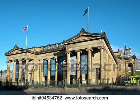 Stock Image - Scottish National Gallery, Edinburgh, Scotland, United Kingdom, Europe. Fotosearch