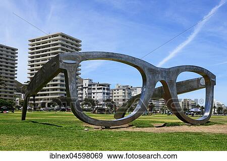 Sculpture Ray Ban glasses, artist Michael Elion, Sea Point, Cape Town, West Cape, South Africa, Africa View Large Photo Image Stock Photo - Sculpture Ray Ban glasses, artist Michael Elion, Sea Point, Cape Town, West Cape, South Africa, Africa. Fotosearch