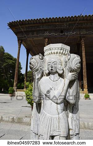 Sculpture, Tschehel Sotun Palace, Isfahan, Iran, Asia View Large Photo Image Stock Image - Sculpture, Tschehel Sotun Palace, Isfahan, Iran, Asia. Fotosearch