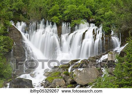 Stock Photo - Seven wells, Simmenquelle, Simmental, Bern, Bernese Oberland, Switzerland, Europe. Fotosearch