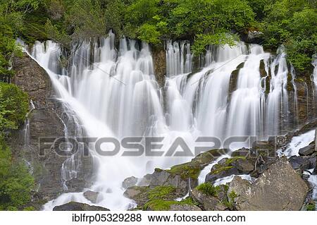 Stock Photo - Seven wells, Simmenquelle, Simmental, Bern, Bernese Oberland, Switzerland, Europe. Fotosearch