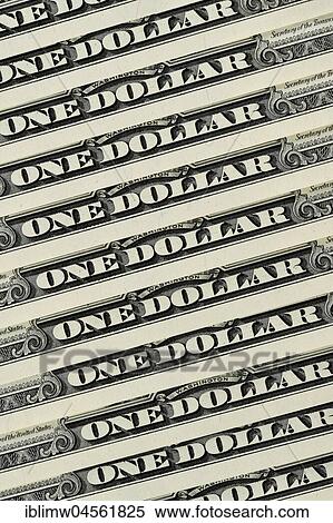 Several one US dollar banknotes, lettering on banknote One dollar View Large Photo Image Stock Photography - Several one US dollar banknotes, lettering on banknote One dollar. Fotosearch