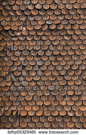 Shingle roof, Buendnerland, Valais, Switzerland, Europe View Large Photo Image Stock Photography - Shingle roof, Buendnerland, Valais, Switzerland, Europe. Fotosearch