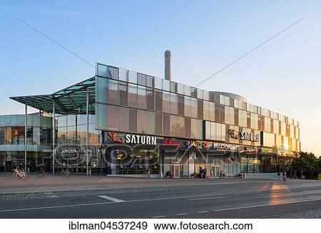 Shopping center Erlangen Arcaden, Erlangen, Middle Franconia, Franconia, Bavaria, Germany, Europe View Large Photo Image Stock Photo - Shopping center Erlangen Arcaden, Erlangen, Middle Franconia, Franconia, Bavaria, Germany, Europe. Fotosearch