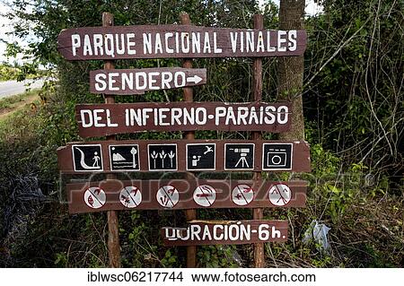 Sign Vinales National Park, Viñales Valley, Cuba, Central America View Large Photo Image Picture - Sign Vinales National Park, Viñales Valley, Cuba, Central America. Fotosearch