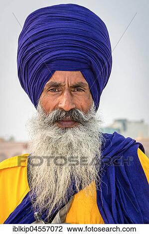 Sikh guard, portrait, Golden Temple, Amritsar, Punjab, North India, India, Asia View Large Photo Image Stock Image - Sikh guard, portrait, Golden Temple, Amritsar, Punjab, North India, India, Asia. Fotosearch
