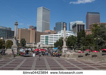 Skyline, Downtown Denver, Denver, Colorado, USA, North America View Large Photo Image Picture - Skyline, Downtown Denver, Denver, Colorado, USA, North America. Fotosearch