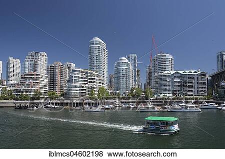 Skyline of Vancouver, False Creek, Vancouver, British Columbia, Canada, North America View Large Photo Image Stock Photo - Skyline of Vancouver, False Creek, Vancouver, British Columbia, Canada, North America. Fotosearch