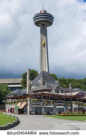 Picture - Skylon tower, Niagara Falls, Ontario, Canada, North America. Fotosearch