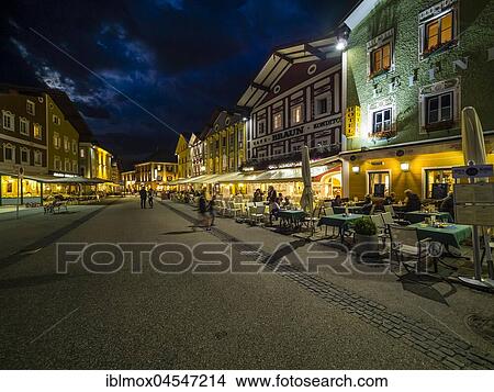 Small town Mondsee, Salzkammergut, Upper Austria, Austria, Europe View Large Photo Image Picture - Small town Mondsee, Salzkammergut, Upper Austria, Austria, Europe. Fotosearch