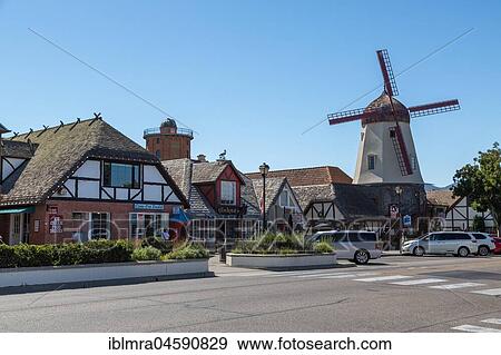 Solvang, California, USA, North America View Large Photo Image Stock Photo - Solvang, California, USA, North America. Fotosearch