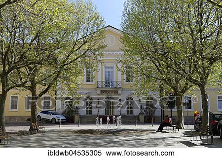 Stock Photography - Spa house with casino, Bad Dürkheim, wine route, Palatinate, Rhineland-Palatinate, Germany, Europe. Fotosearch
