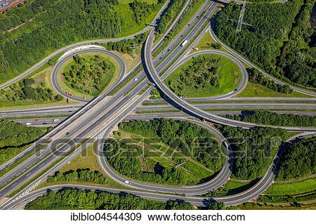 Springorumknoten, motorway junction Springorum, spaghetti knot, motorway, B236, Brackeler Hellweg, Dortmund, Ruhr area, North Rhine-Westphalia, Germany, Europe View Large Photo Image Stock Photo - Springorumknoten, motorway junction Springorum, spaghetti knot, motorway, B236, Brackeler Hellweg, Dortmund, Ruhr area, North Rhine-Westphalia, Germany, Europe. Fotosearch