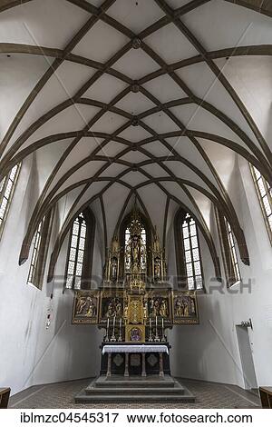 Stock Photo - Ssanctuary 15. Jhd., court church Zu unserer lieben Frau, Neumarkt in der Upper Palatinate, Bavaria, Germany, Europe. Fotosearch