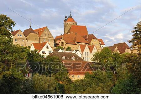 Stadtbild von Besigheim an der Enz mit Schochen-Turm, Neckartal, Baden-Württemberg, Deutschland View Large Photo Image Stock Photo - Stadtbild von Besigheim an der Enz mit Schochen-Turm, Neckartal, Baden-Württemberg, Deutschland. Fotosearch