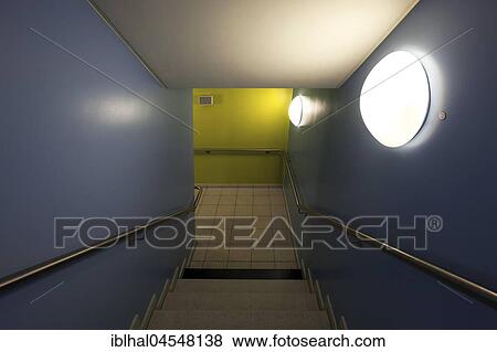 Staircase to underground parking garage, Milaneo, Stuttgart, Baden-Württemberg, Germany, Europe View Large Photo Image Stock Photo - Staircase to underground parking garage, Milaneo, Stuttgart, Baden-Württemberg, Germany, Europe. Fotosearch