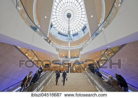 Stairway to shopping center Limbecker Platz, Essen, Ruhr region, North Rhine-Westphalia, Germany, Europe View Large Photo Image Stock Photo - Stairway to shopping center Limbecker Platz, Essen, Ruhr region, North Rhine-Westphalia, Germany, Europe. Fotosearch