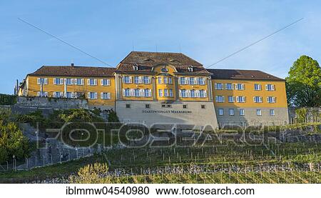 Stock Image - State Winery Meersburg, Meersburg, Baden-Württemberg, Germany, Europe. Fotosearch