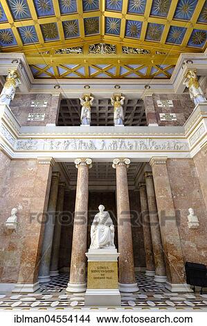 Statue of King Ludwig I, Walhalla, Donaustauf, Bavarian Forest, Upper Palatinate, Bavaria, Germany, Europe View Large Photo Image Picture - Statue of King Ludwig I, Walhalla, Donaustauf, Bavarian Forest, Upper Palatinate, Bavaria, Germany, Europe. Fotosearch