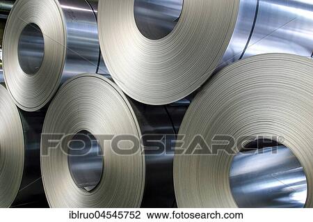 Steal coils, ThyssenKrupp ironworks, Duisburg, Ruhr area, North Rhine-Westphalia, Germany, Europe View Large Photo Image Stock Image - Steal coils, ThyssenKrupp ironworks, Duisburg, Ruhr area, North Rhine-Westphalia, Germany, Europe. Fotosearch