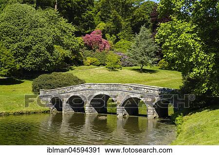 Stock Image - Stourhead Garden, Wiltshire, England, Great Britain. Fotosearch