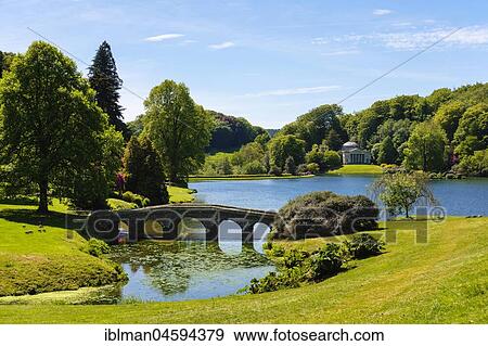 Stock Photo - Stourhead Garden, Wiltshire, England, Great Britain. Fotosearch