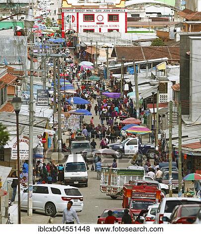 Street Market, San Juan Chamula, state of Chiapas, Mexico, Central America View Large Photo Image Stock Photo - Street Market, San Juan Chamula, state of Chiapas, Mexico, Central America. Fotosearch