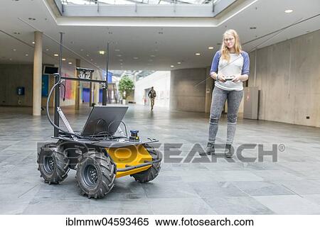 Student controls a robot car, autonomous driving, University of Applied Sciences Munich, Bavaria, Germany, Europe View Large Photo Image Stock Photography - Student controls a robot car, autonomous driving, University of Applied Sciences Munich, Bavaria, Germany, Europe. Fotosearch