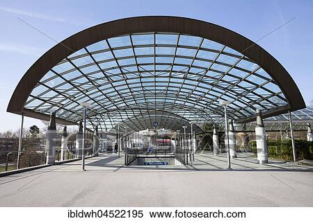 Subway station Westfalenhallen, Dortmund, Ruhr area, North Rhine-Westphalia, Germany, Europe View Large Photo Image Stock Photography - Subway station Westfalenhallen, Dortmund, Ruhr area, North Rhine-Westphalia, Germany, Europe. Fotosearch