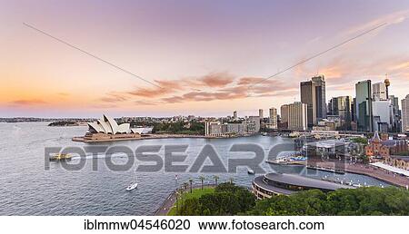 Sunset, Circular Quay and The Rocks, Skyline with Sydney Opera House, Financial District, Banking District, Sydney, New South Wales, Australia, Oceania View Large Photo Image Stock Image - Sunset, Circular Quay and The Rocks, Skyline with Sydney Opera House, Financial District, Banking District, Sydney, New South Wales, Australia, Oceania. Fotosearch