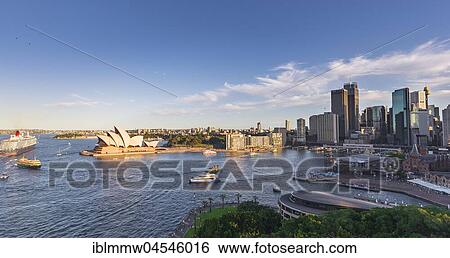 Sunset, Circular Quay and The Rocks, Skyline with Sydney Opera House, Financial District, Banking District, Sydney, New South Wales, Australia, Oceania View Large Photo Image Stock Photograph - Sunset, Circular Quay and The Rocks, Skyline with Sydney Opera House, Financial District, Banking District, Sydney, New South Wales, Australia, Oceania. Fotosearch