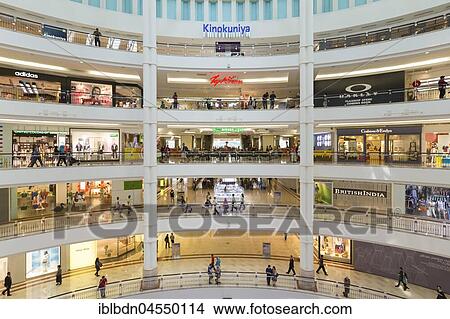 Picture - Suria KLCC Shopping Mall, interior, Kuala Lumpur, Malaysia, Asia. Fotosearch
